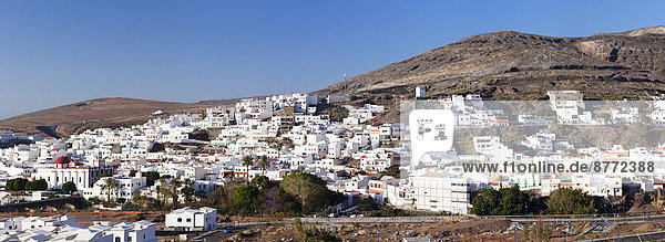 Stadt Ansicht Kanaren Kanarische Inseln Agaete Gran Canaria Spanien