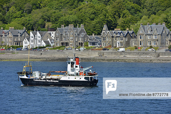 Großbritannien Stadt frontal Schiff verschiffen Argyll and Bute Betrieb Schottland