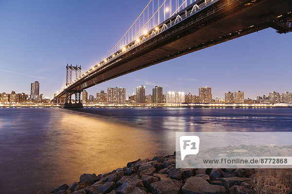 USA  New York City  Manhattan Brücke
