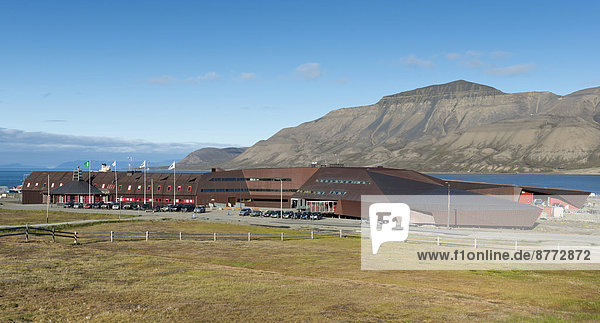 Hauptgebäude des University Centre  nördlichste Universität der Welt  Longyearbyen  Insel Spitzbergen  Inselgruppe Spitzbergen  Svalbard und Jan Mayen  Norwegen