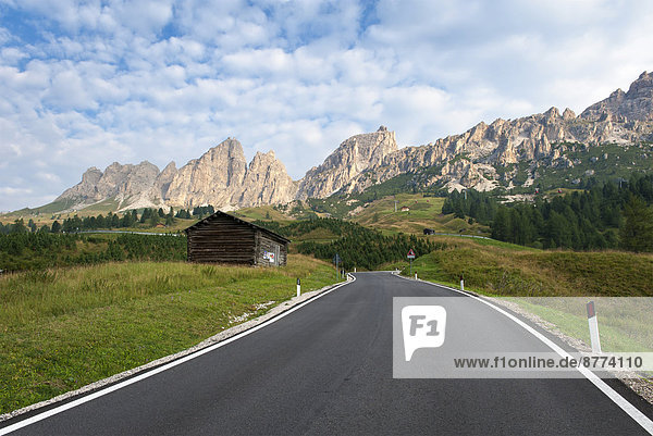 Italien  Südtirol  Dolomiten  Straße