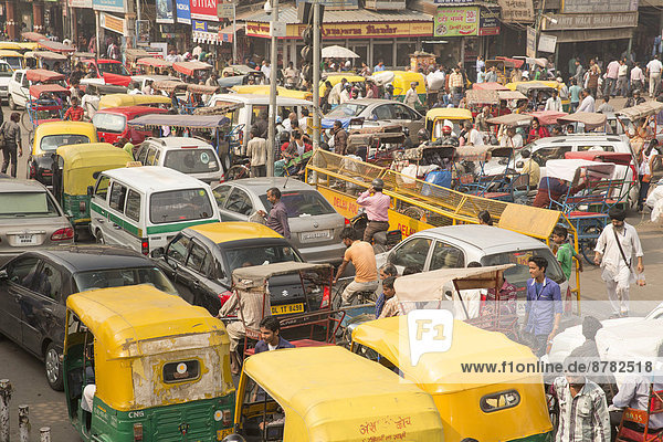 Delhi  Hauptstadt  Stau  Auto  Stadt  Großstadt  Größe  Asien  Markt  Straßenverkehr