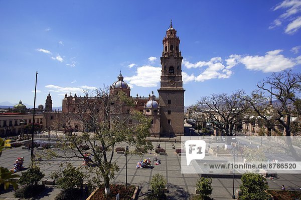 America  Mexico  Michoacan state  Morelia city  Catedral on the main place                                                                                                                              