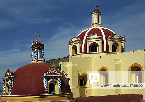 America  Mexico  Tlaxcala state  Huamantla village  the dome of the ex convent San Luis Obispo de Tolosa                                                                                                