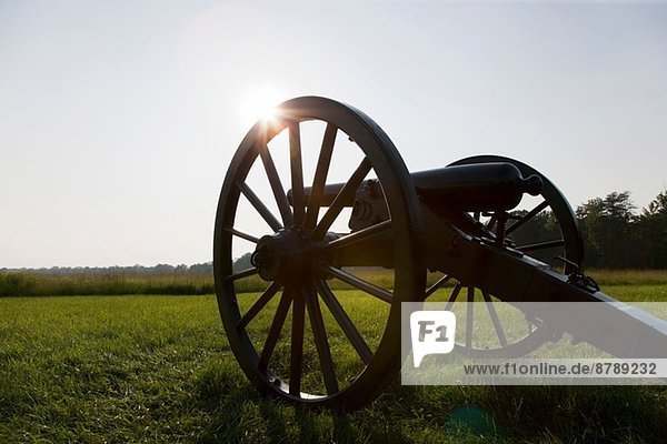 Cannon  Wilderness Battlefield  Fredericksburg und Spotsylvania National Military Park  Virginia  USA
