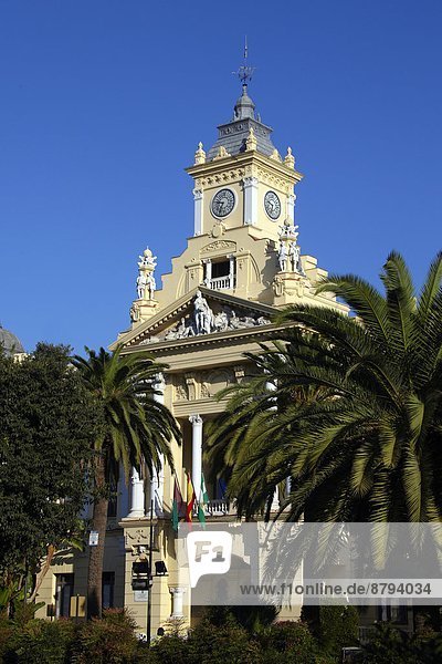 Europe  Spain  Andalucía  Málaga city  the town hall                                                                                                                                                    