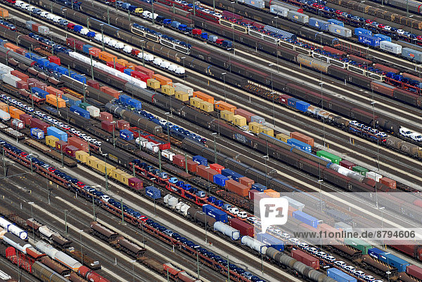 Maschen Marshalling Yard  aerial view  Maschen  Lower Saxony  Germany
