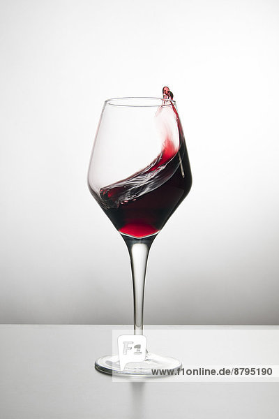 Glas  Wein