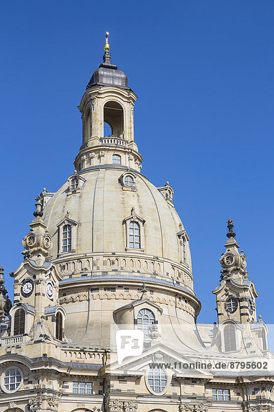 Kuppel der Frauenkirche,  Dresden,  Sachsen,  Deutschland