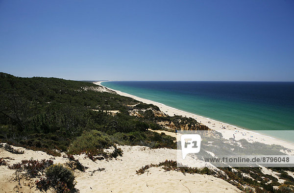 Strand  Atlantikküste  bei Melides  Portugal
