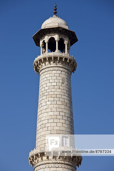 Indien , Mausoleum , Minarett , Uttar Pradesh