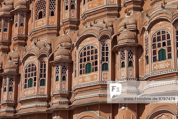 Wind  Großstadt  Palast  Schloß  Schlösser  pink  Jaipur  Rajasthan