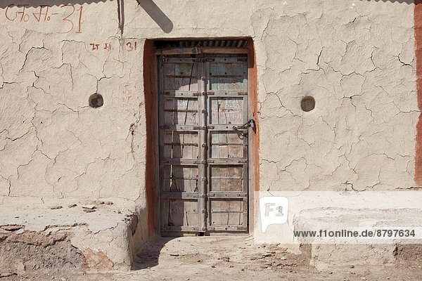 Wohnhaus Dorf Hinduismus Rajasthan unbesetzt