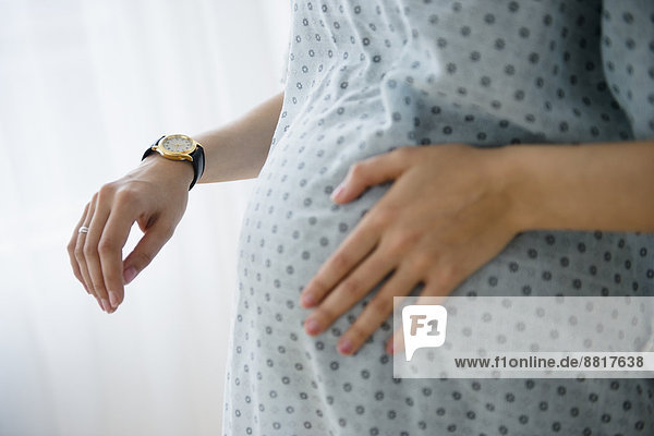 Europäer  Frau  Krankenhaus  Schwangerschaft  timing