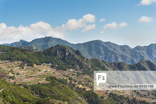 Anaga Mountains  Macizo de Anaga  in the north of Tenerife  Canary Islands  Spain