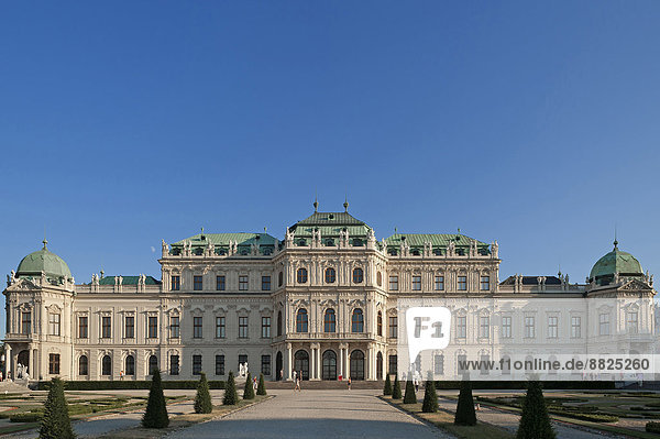 Schloss Belvedere  Oberes Belvedere  Wien  Land Wien  Österreich