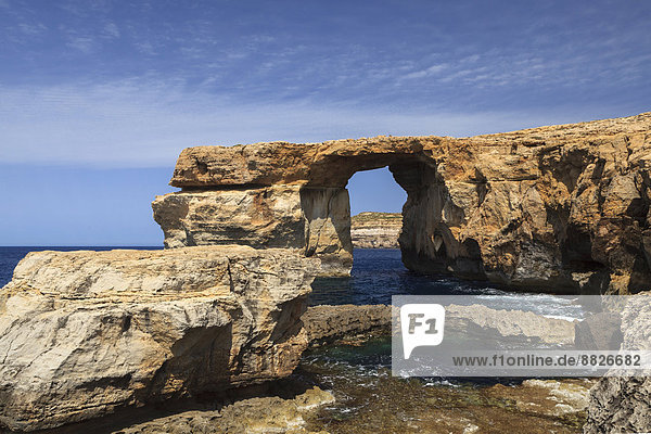 Azure Window in Dwejra Bay  Gozo  Malta