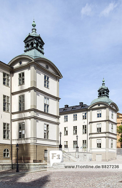 Wrangelsches Palais  Wrangelska palatset  heute Oberlandesgericht und Berufungsgericht  Svea hovrätt  Riddarholmen  Stockholm  Stockholms län  Schweden