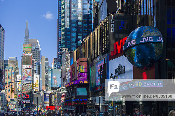USA  New York  Manhattan view to Times Square