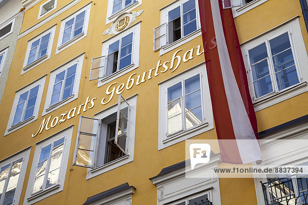 Österreich  Salzburg  Mozarts Geburtshaus