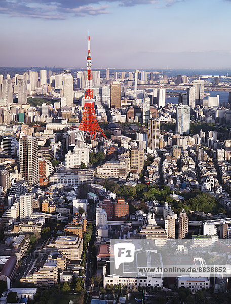 Tokyo Tower Stadtbild Tokio Japan