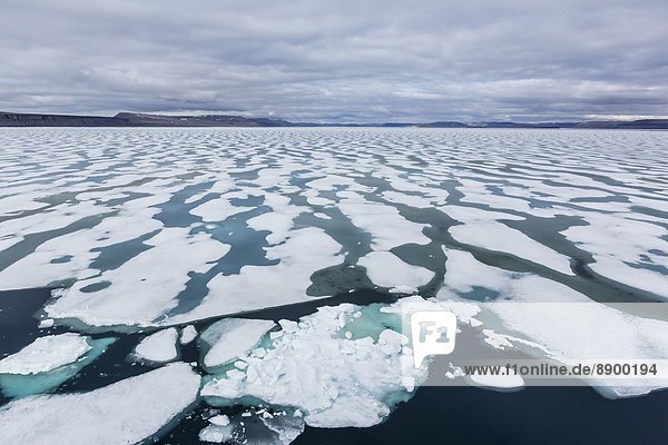 Eis  Nordamerika  schmelzen  Bucht  Kanada  Devon Island  Nunavut  Start