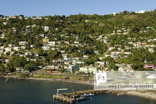 Roseau Charlotte Town Karibik Westindische Inseln Mittelamerika Dominica Windward Islands