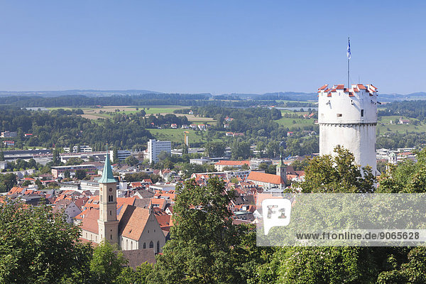 Hügel Stadt Ansicht Baden-Württemberg Deutschland