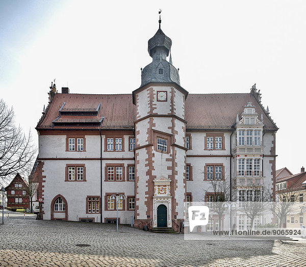 Historisches Rathaus  Weserrenaissance  Marktplatz  Alfeld an der Leine  Niedersachsen  Deutschland
