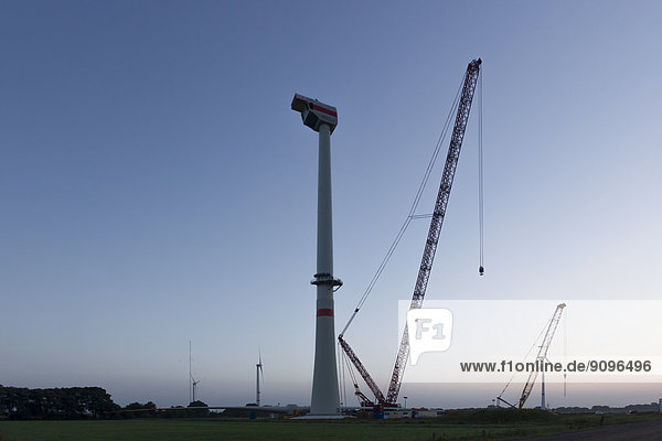 Deutschland  Niedersachsen  Windkraftanlagenbau