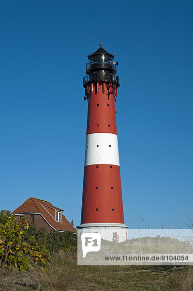 Leuchtturm Hörnum  Hörnum  Sylt  Nordfriesland  Schleswig-Holstein  Deutschland