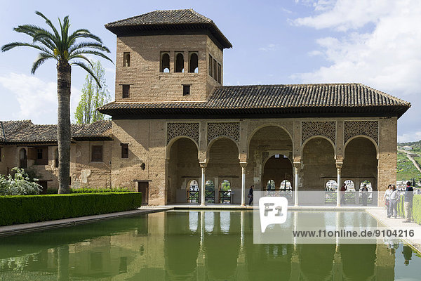 Nasridenpalast  El Partal  Granada  Andalusien  Spanien