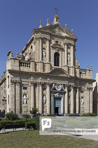 Barockkirche Santa Teresa alla Kalsa  La Kalsa  Palermo  Sizilien  Italien