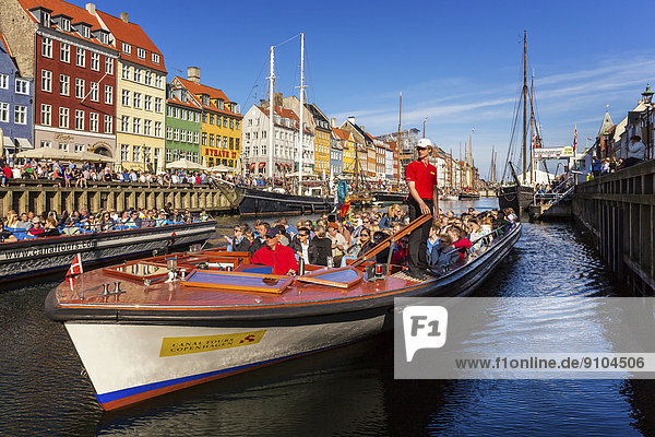 Dänemark Kopenhagen Hauptstadt Nyhavn