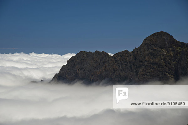 Passatwolken  Teide-Nationalpark  Teneriffa  Kanaren  Spanien
