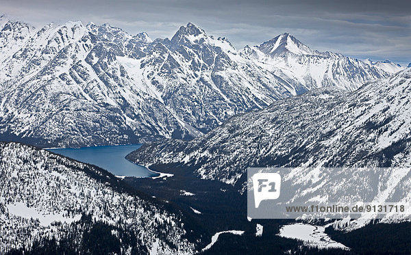 Luftbild  Coast Mountains Kanada  British Columbia  Kanada