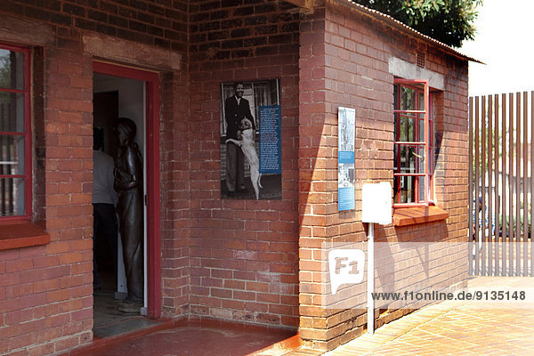 Nelson Mandela's old House in Soweto  Johannesburg  South Africa
