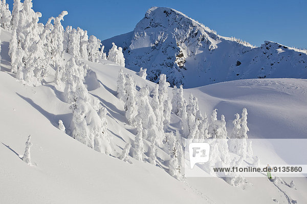 Berg  Snowboardfahrer  Urlaub  unbewohnte  entlegene Gegend