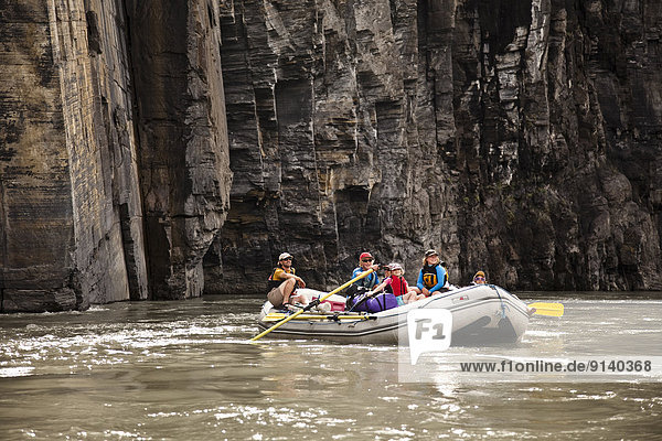 Fluss  Northwest Territories  Kanada  Schlucht  Floß  Sekunde