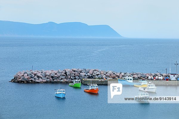 Hafen Boot Insel angeln Kanada Nova Scotia Neuschottland