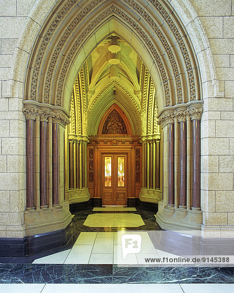 Library of Parliament  south entrance  Parliament Buildings  Ottawa  Ontario  Canada