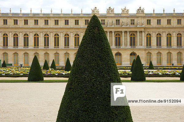 Palast  Schloß  Schlösser  Garten  Ansicht  Versailles