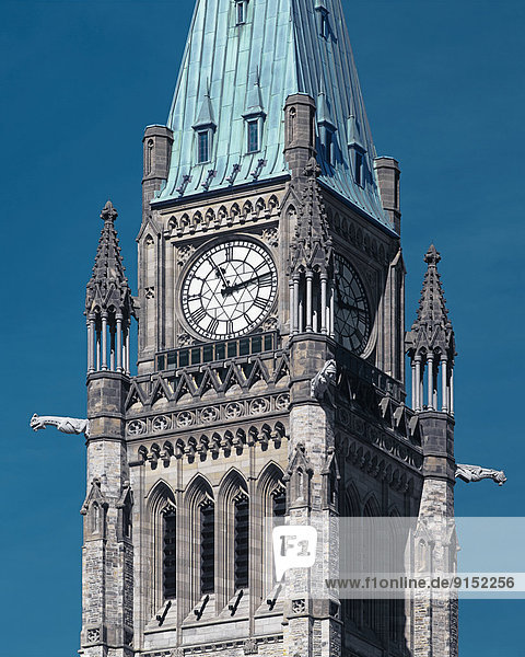 PEACE TOWER  CENTRE BLOCK  PARLIAMENT OF CANADA  OTTAWA  Ontario  Canada