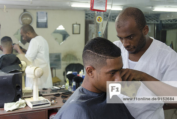 Barbershop  Havana  Cuba