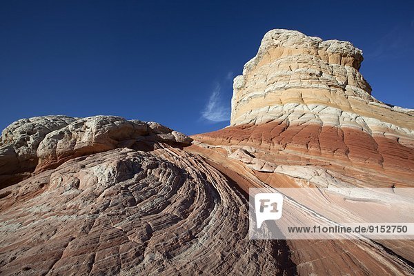 Sandstone formations at White Pocket  Pariah Canyon - Vermillion Cliffs Wilderness  Arizona  United States