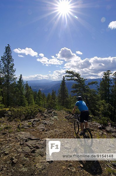 Mountain biking  China Ridge  Princeton  British Columbia  Canada. MR_030.