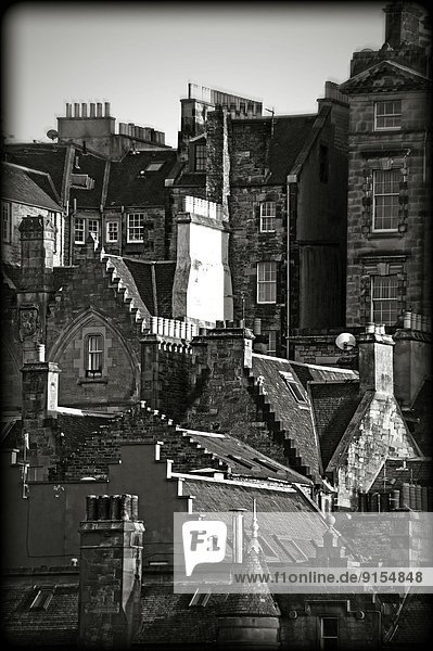 Edinburgh Hauptstadt Gebäude Hügel Stadt Geschichte Monarchie Zimmer alt Schottland
