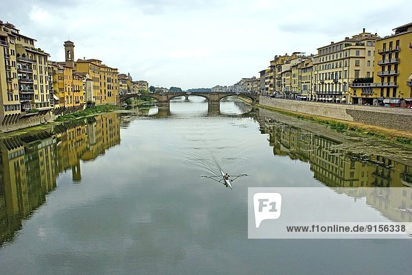 Fluss  Rudern  Arno