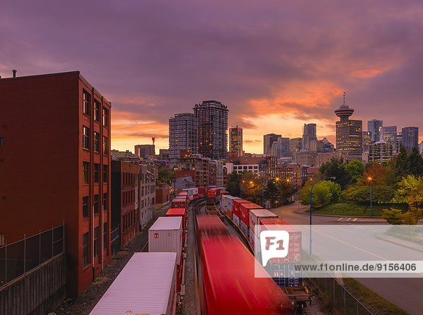 Train Yard  Vancouver  British Columbia  Canada  Vancouver  British Columbia  Canada