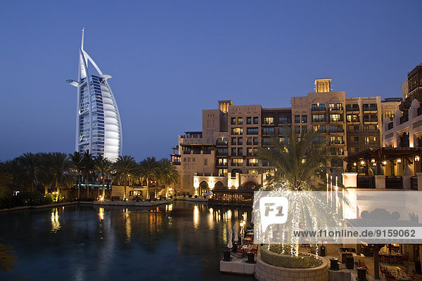 Burj al Arab und Medinat Jumeirah Hotel  Dubai